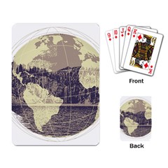 River Globe Playing Card