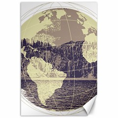 River Globe Canvas 24  X 36 