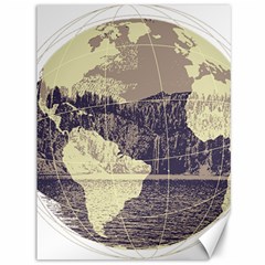 River Globe Canvas 36  X 48   by MTNDesignco