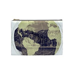 River Globe Cosmetic Bag (medium)  by MTNDesignco