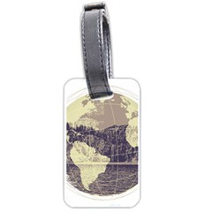 River Globe Luggage Tags (one Side)  by MTNDesignco