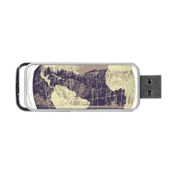 River Globe Portable Usb Flash (one Side) by MTNDesignco