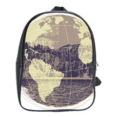 River Globe School Bags (xl)  by MTNDesignco