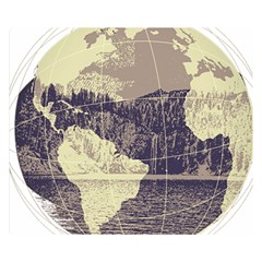 River Globe Double Sided Flano Blanket (small)  by MTNDesignco