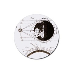 Planetary Equations Rubber Round Coaster (4 Pack) 