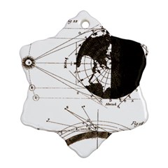 Planetary Equations Snowflake Ornament (two Sides) by MTNDesignco