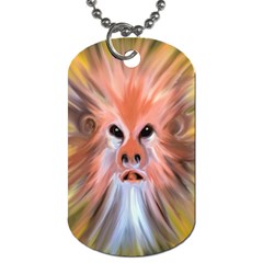 Monster Ghost Horror Face Dog Tag (two Sides) by Nexatart