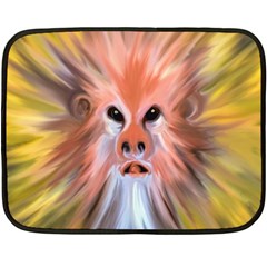 Monster Ghost Horror Face Double Sided Fleece Blanket (mini)  by Nexatart