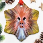 Monster Ghost Horror Face Ornament (Snowflake) Front