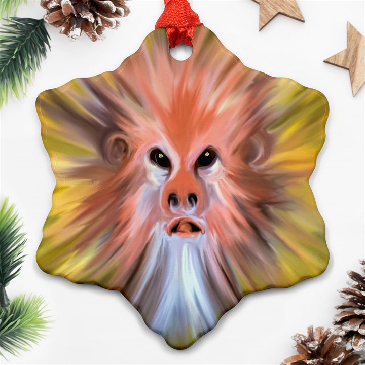 Monster Ghost Horror Face Ornament (Snowflake)