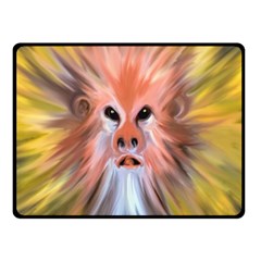 Monster Ghost Horror Face Double Sided Fleece Blanket (small)  by Nexatart