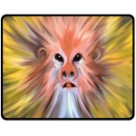 Monster Ghost Horror Face Double Sided Fleece Blanket (Medium)  58.8 x47.4  Blanket Front