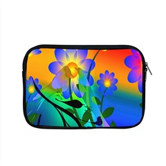 Abstract Flowers Bird Artwork Apple Macbook Pro 15  Zipper Case