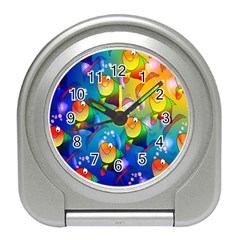 Fish Pattern Travel Alarm Clocks