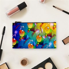 Fish Pattern Cosmetic Bag (small)  by Nexatart