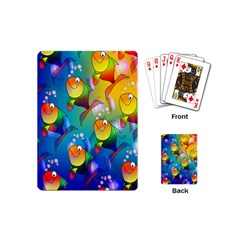 Fish Pattern Playing Cards (mini)  by Nexatart