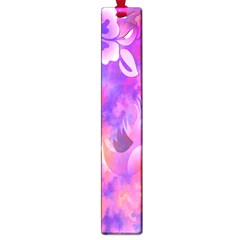 Abstract Flowers Bird Artwork Large Book Marks by Nexatart