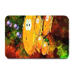 Abstract Fish Artwork Digital Art Plate Mats by Nexatart