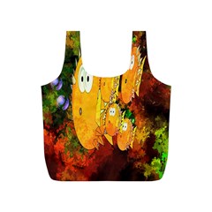 Abstract Fish Artwork Digital Art Full Print Recycle Bags (s)  by Nexatart