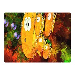 Abstract Fish Artwork Digital Art Double Sided Flano Blanket (mini)  by Nexatart