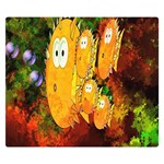 Abstract Fish Artwork Digital Art Double Sided Flano Blanket (Small)  50 x40  Blanket Front