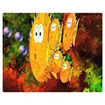 Abstract Fish Artwork Digital Art Double Sided Flano Blanket (Medium)  60 x50  Blanket Front