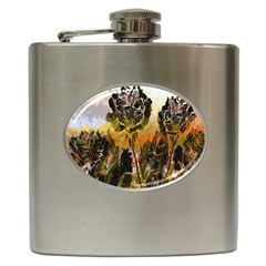 Abstract Digital Art Hip Flask (6 Oz) by Nexatart