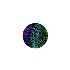 Abstract Background Rainbow Metal 1  Mini Magnets by Nexatart