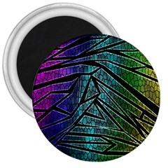 Abstract Background Rainbow Metal 3  Magnets by Nexatart