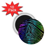 Abstract Background Rainbow Metal 1 75  Magnets (10 Pack)  by Nexatart