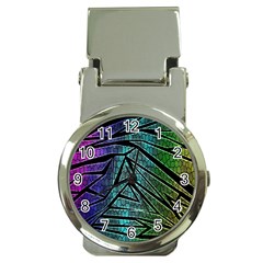 Abstract Background Rainbow Metal Money Clip Watches by Nexatart