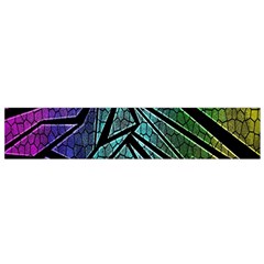 Abstract Background Rainbow Metal Flano Scarf (small) by Nexatart