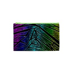 Abstract Background Rainbow Metal Cosmetic Bag (xs) by Nexatart