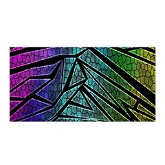 Abstract Background Rainbow Metal Satin Wrap by Nexatart