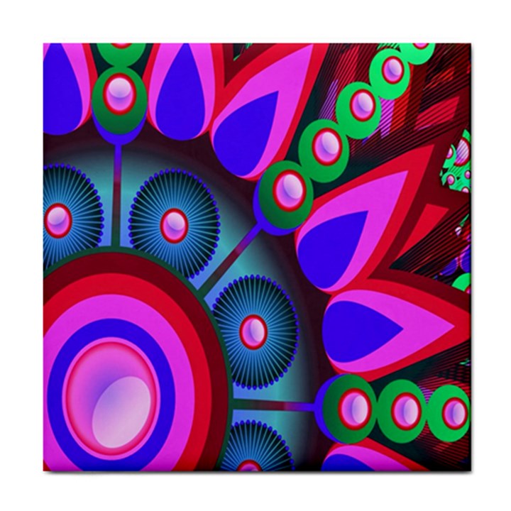 Abstract Digital Art  Tile Coasters