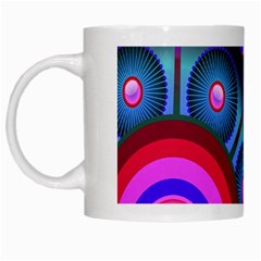 Abstract Digital Art  White Mugs