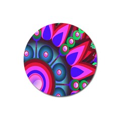 Abstract Digital Art  Magnet 3  (round)