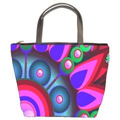 Abstract Digital Art  Bucket Bags