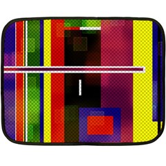 Abstract Art Geometric Background Fleece Blanket (mini)