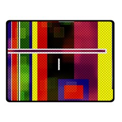 Abstract Art Geometric Background Fleece Blanket (small)