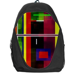 Abstract Art Geometric Background Backpack Bag