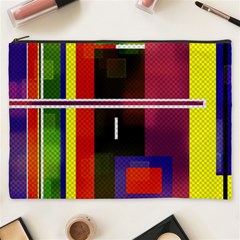 Abstract Art Geometric Background Cosmetic Bag (xxxl)  by Nexatart