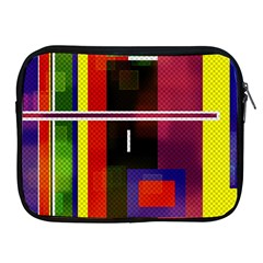 Abstract Art Geometric Background Apple Ipad 2/3/4 Zipper Cases by Nexatart