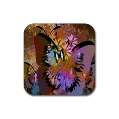 Abstract Digital Art Rubber Coaster (square) 