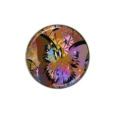 Abstract Digital Art Hat Clip Ball Marker