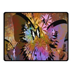 Abstract Digital Art Double Sided Fleece Blanket (small) 