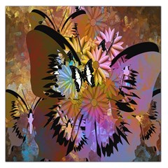 Abstract Digital Art Large Satin Scarf (square)