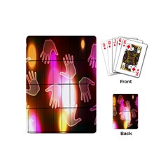 Abstract Background Design Squares Playing Cards (mini)  by Nexatart