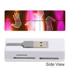 Abstract Background Design Squares Memory Card Reader (stick)  by Nexatart