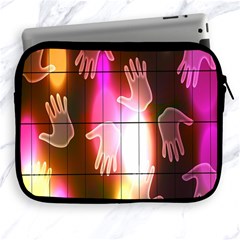 Abstract Background Design Squares Apple Ipad 2/3/4 Zipper Cases by Nexatart